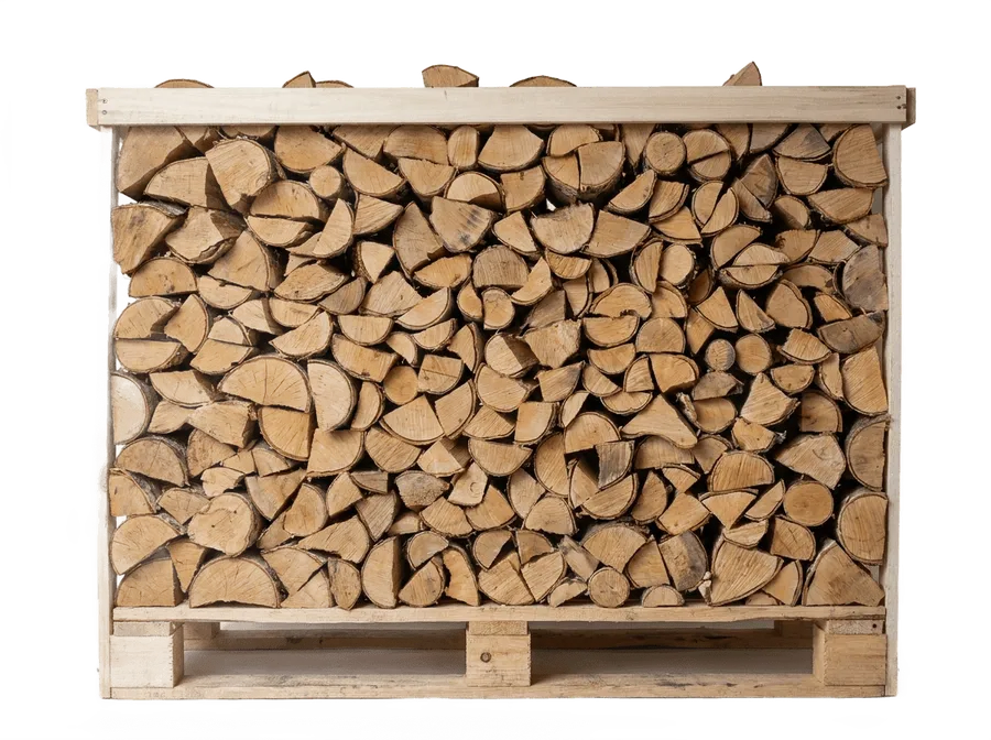 BIRKE HALBPALETTE - OFENGETROCKNETES BRENNHOLZ - Frankfurt